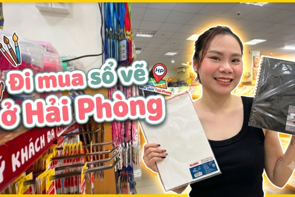 Mua sổ vẽ ở nhà sách Tiền Phong Hải Phòng